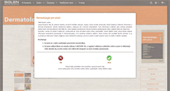 Desktop Screenshot of dermatologiepropraxi.cz
